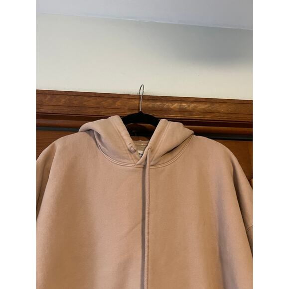 Aritzia's Tna Women's Cozy Fleece Boyfriend Oversized Hoodie Modern Taupe 3 (L) - Picture 4 of 11